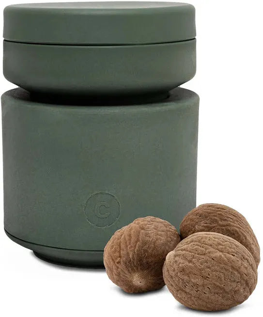 CrushGrind - BILLUND Nutmeg 8 cm Green Salt Pepper Grinder - 060350-0028-X4
