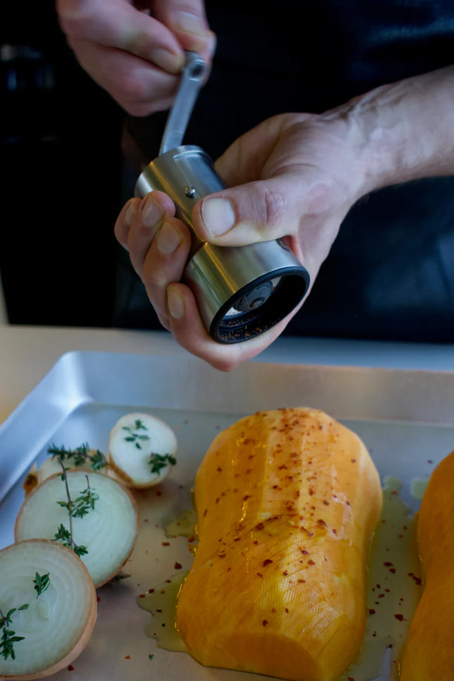 CrushGrind - COPENHAGEN 105 mm Stainless Steel Pepper Grinder - 068010-3001