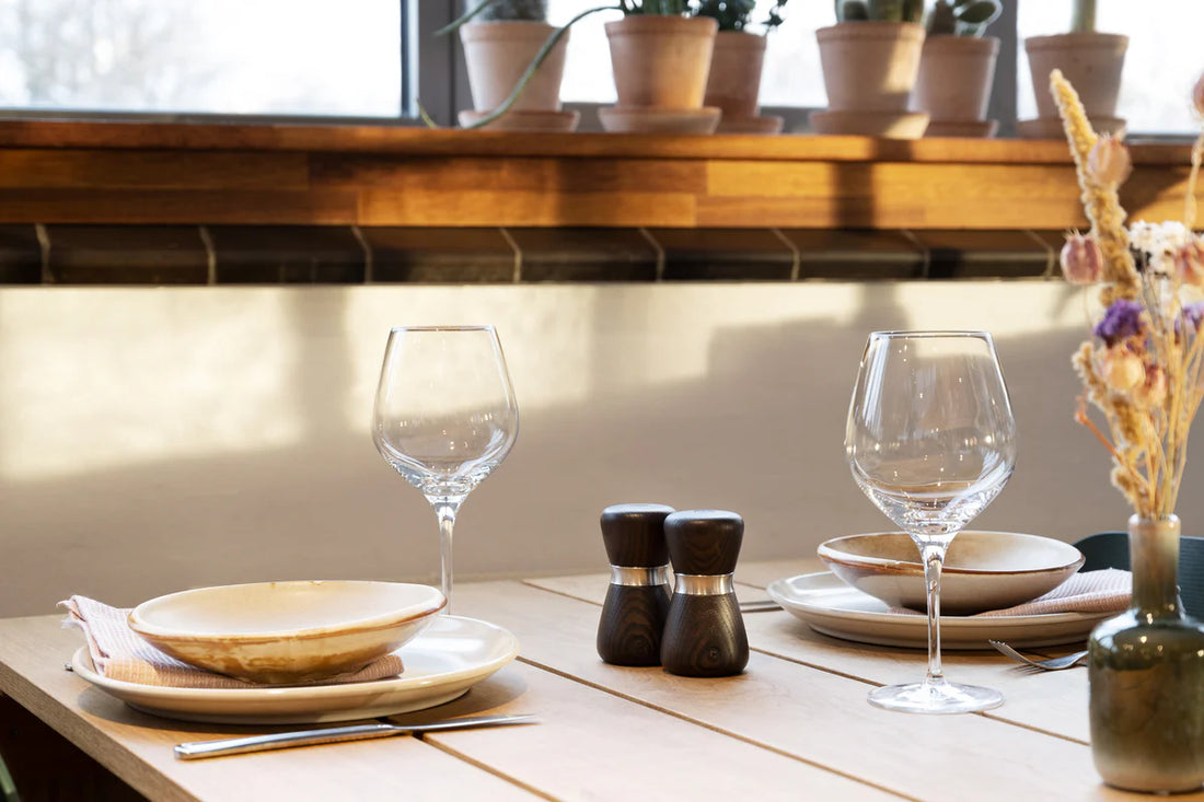 CrushGrind - KYOTO 10 cm Ash Brown Wooden Salt Pepper Grinder - 070360-2073-X4