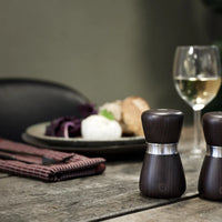CrushGrind - KYOTO 10 cm Ash Brown Wooden Salt Pepper Grinder - 070360-2073-X4