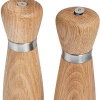 CrushGrind - KYOTO 17 cm Oak Wooden Salt Pepper Grinder - 070366-2002-X4