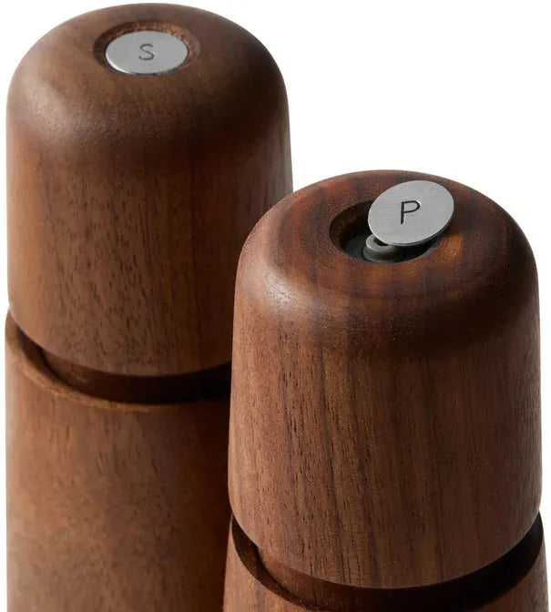 CrushGrind - STOCKHOLM 11 cm Walnut Wooden Salt Pepper Grinder - 070274-2031-X4