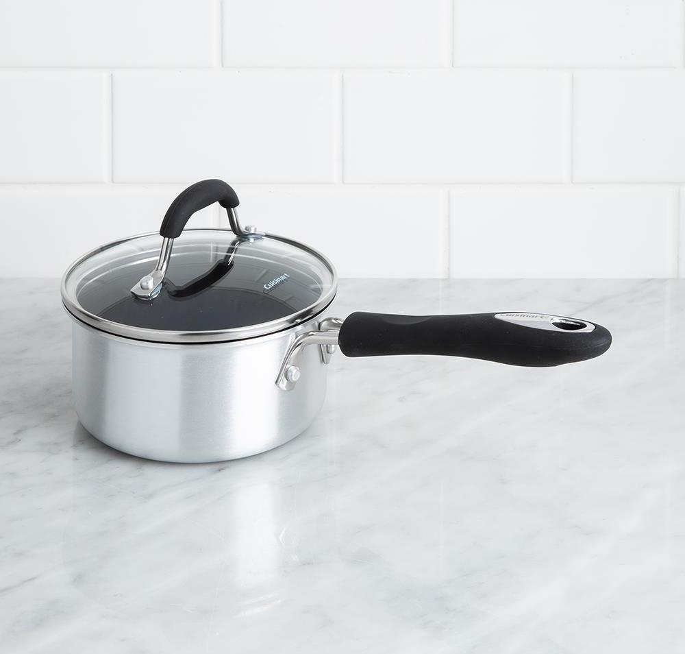 Cuisinart - 11 PC Advantage Nonstick Cookware Brushed Silver - 55-11BSC