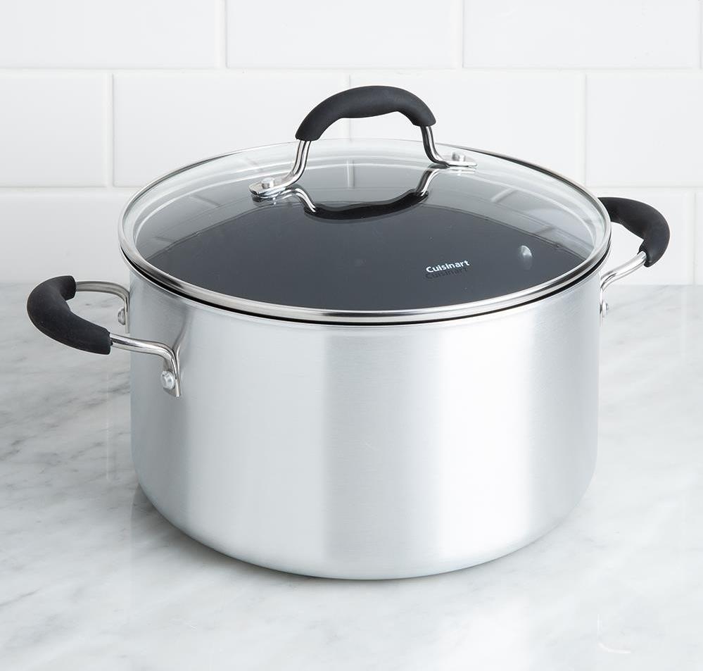 Cuisinart - 11 PC Advantage Nonstick Cookware Brushed Silver - 55-11BSC