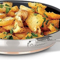 Cuisinart - 12" Non Stick Copper Band Skillet (No Helper) - 89FB22-30NSC