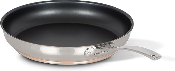 Cuisinart - 12" Non Stick Copper Band Skillet (No Helper) - 89FB22-30NSC