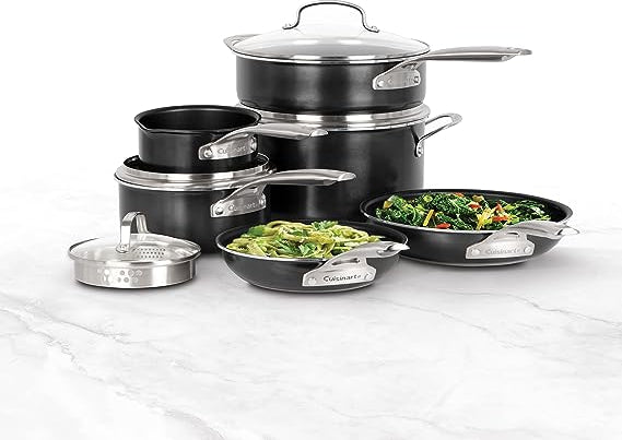 Cuisinart - 12 PC Green Chef Pro Aluminum Cookware Set - GCA-12C - DISCONTINUED