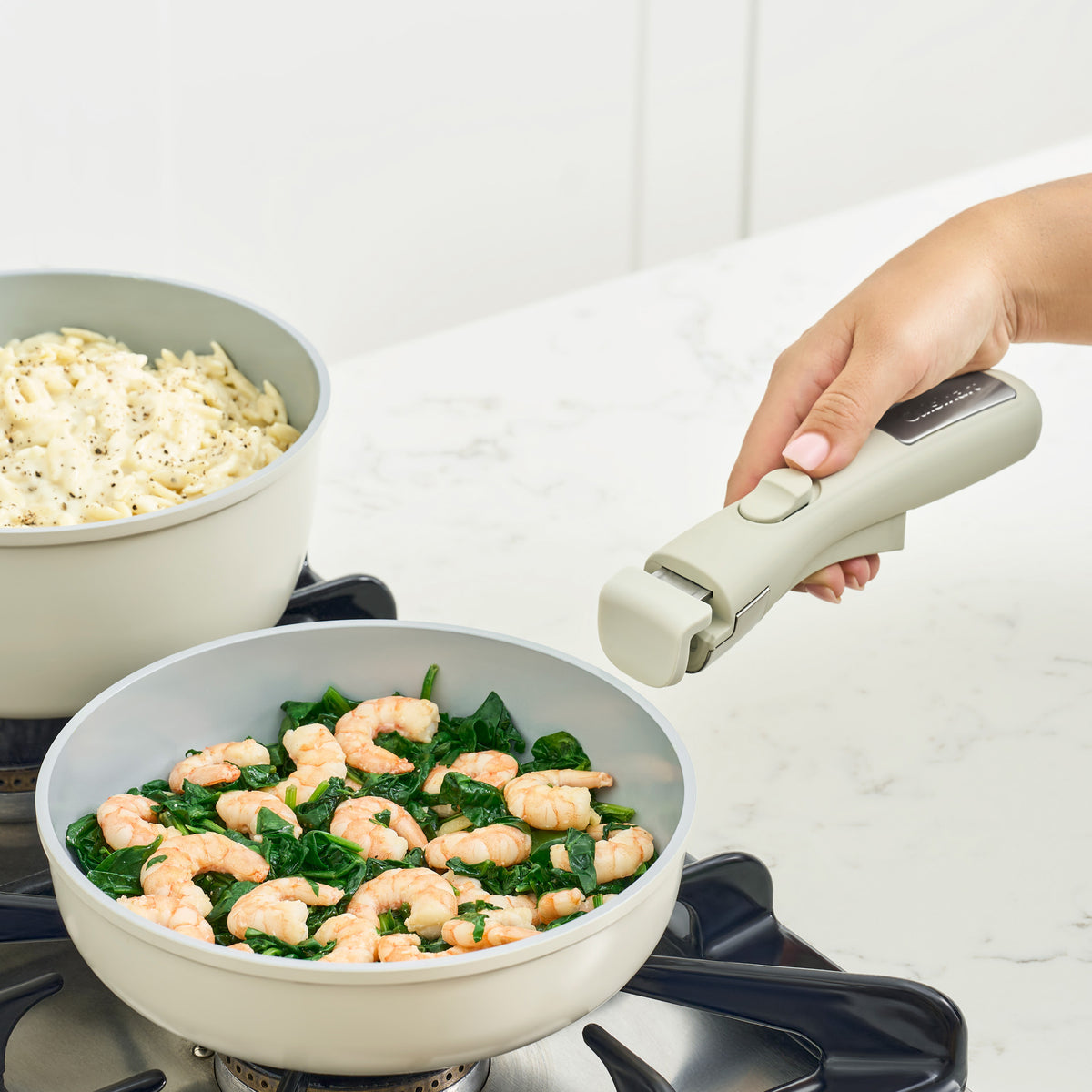 Cuisinart - 13 PC Non-Stick Detachable Handle Cookware Set - D53C-13BGC