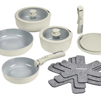 Cuisinart - 13-Piece Non-Stick Detachable Handle Cookware Set - D53C-13BGC