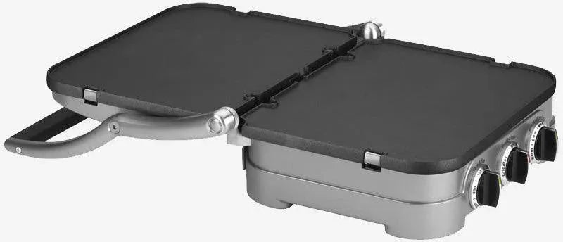 Cuisinart - 13.5" Griddler 5-in-1 Stainless Steel Multi-Function Panini Grill - CGR-4NASC