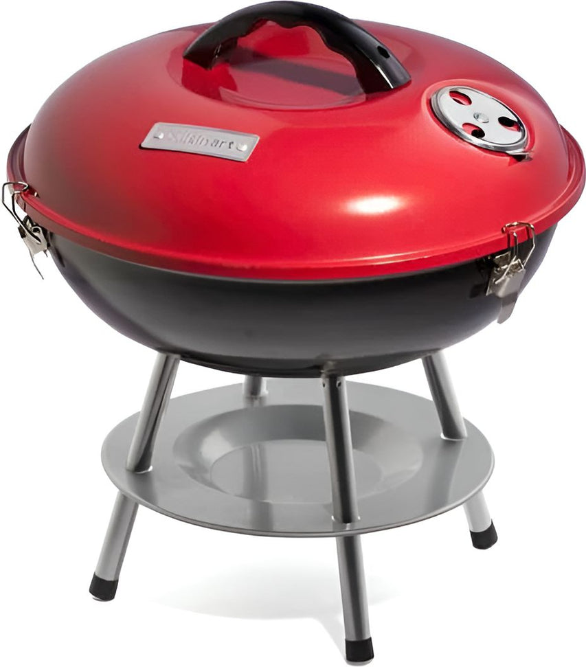 Cuisinart - 14" Red Portable Charcoal Grill - CCG-190RB-C