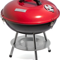 Cuisinart - 14" Red Portable Charcoal Grill - CCG-190RB-C