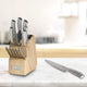 Cuisinart - 15 PC Vintage Collection Hand-Hammered Stainless Steel Knife Block Set - SSC-15HHC