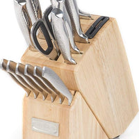 Cuisinart - 15 PC Vintage Collection Hand-Hammered Stainless Steel Knife Block Set - SSC-15HHC
