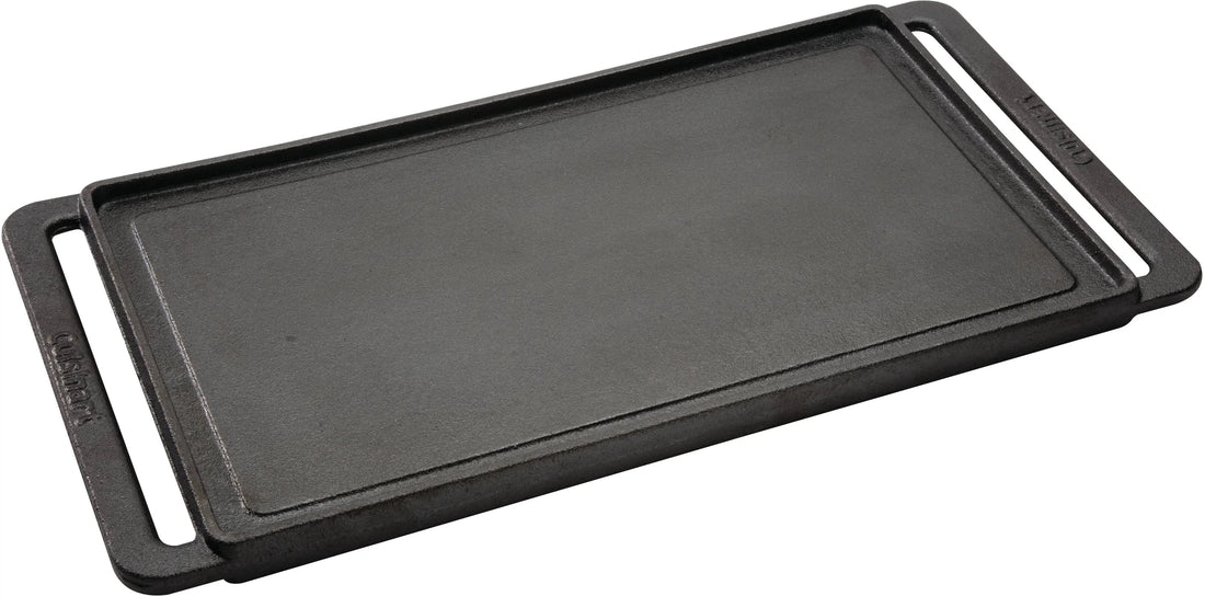 Cuisinart - 15.75" X 9" Reversible Cast Iron Grill/Griddle Plate - CCP-2000-C