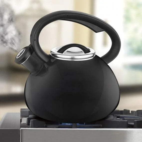 Cuisinart - 1.9 L Enameled Tea Kettle - BLACK - CTK-EOS4BKC