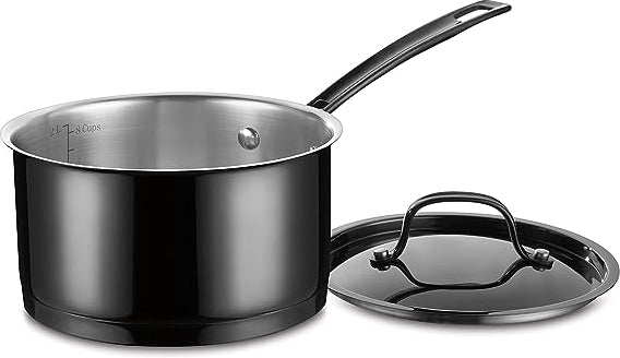 Cuisinart - 2.5 QT Saucepan With Helper And Cover - MSS195-18C