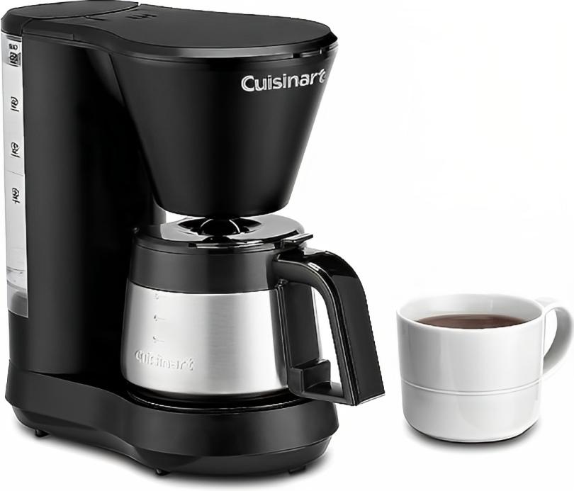 Cuisinart - 5 Cup Coffeemaker with Stainless Steel Carafe - DCC-5570NASC