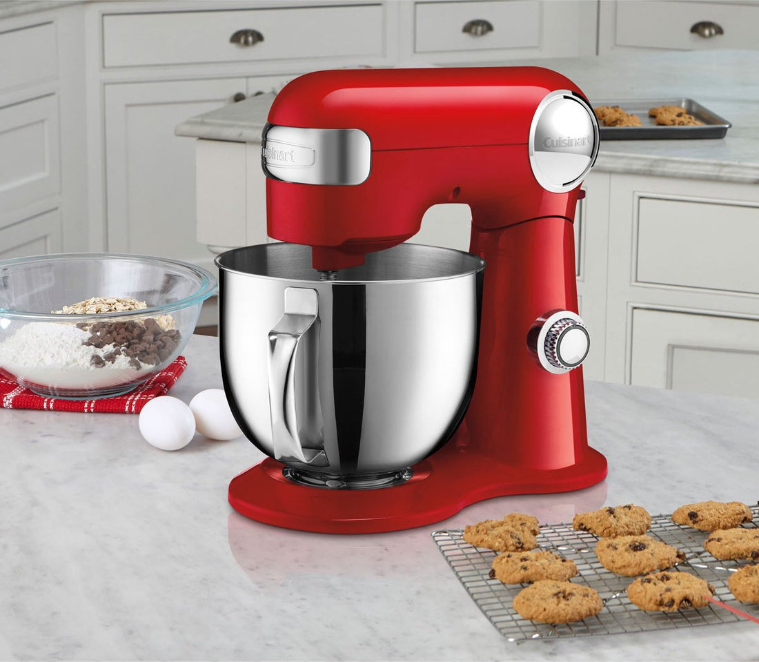 Cuisinart - 5.2 L Precision Master Red Stand Mixer (5.5 QT) - SM-50RC