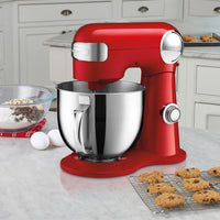 Cuisinart - 5.2 L Precision Master Red Stand Mixer (5.5 QT) - SM-50RC