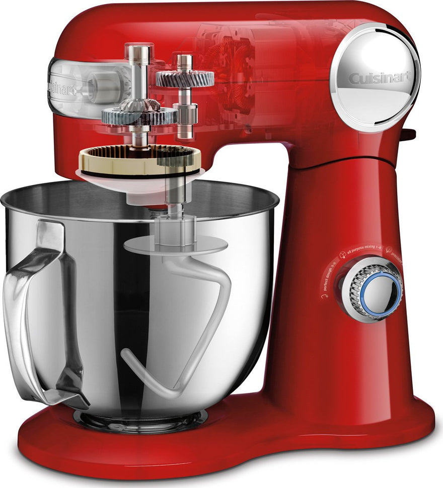 Cuisinart - 5.2 L Precision Master Red Stand Mixer (5.5 QT) - SM-50RC