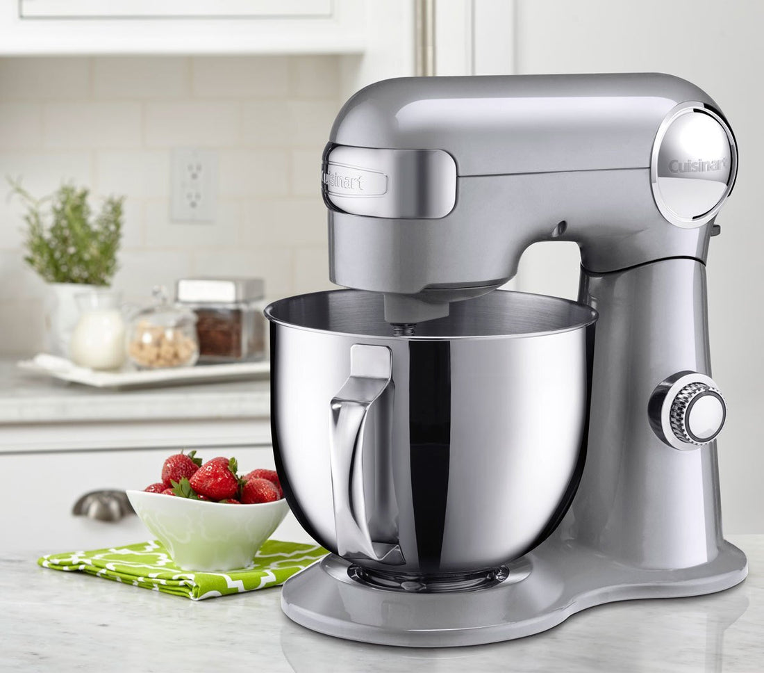 Cuisinart - 5.2 L Precision Master Silver Stand Mixer (5.5 QT) - SM-50BCC