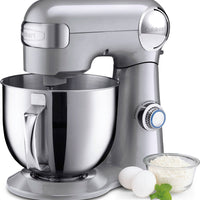 Cuisinart - 5.2 L Precision Master Silver Stand Mixer (5.5 QT) - SM-50BCC
