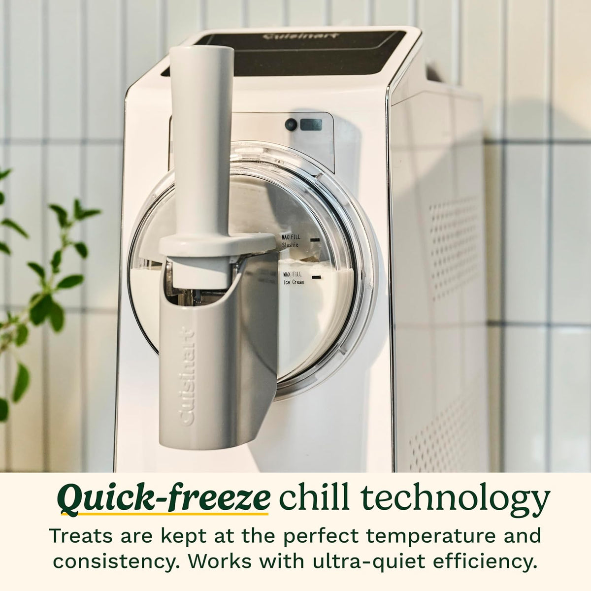 Cuisinart - 6-in-1 Slushy & Soft-Serve Maker/Ice Cream Maker Machine - ICE-200C