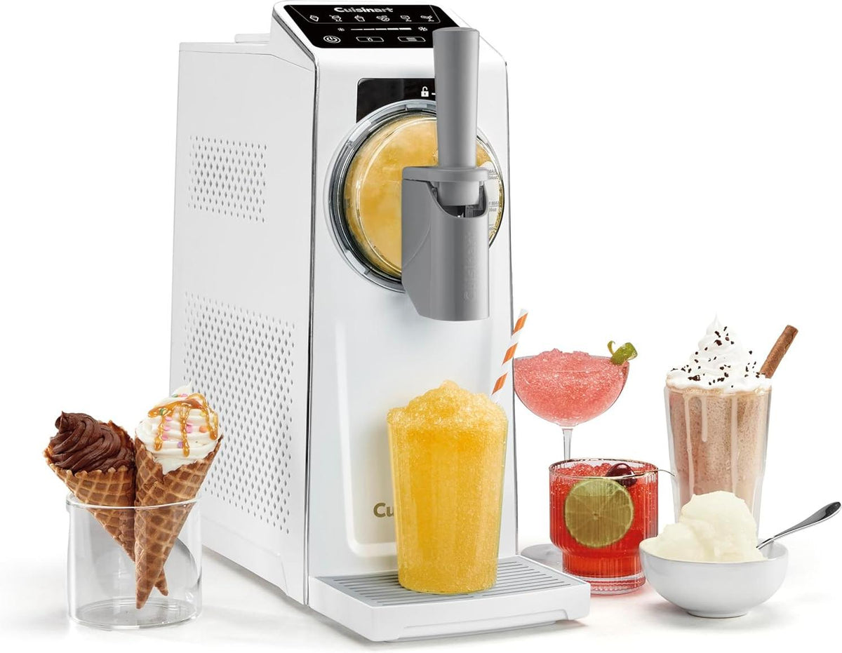 Cuisinart - 6-in-1 Slushy & Soft-Serve Maker/Ice Cream Maker Machine - ICE-200C
