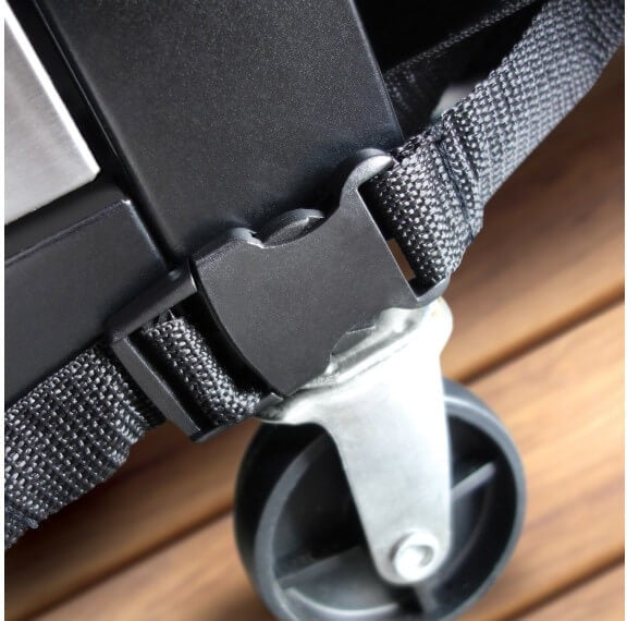 Cuisinart - 60" X 24" X 46" Heavy Duty Grey Barbecue Cover - CGWM-040-C