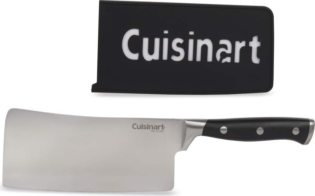 Cuisinart - 7" Classic Triple-Rivet Meat Cleaver With Bonus Blade Guard - TRC-CLVBC