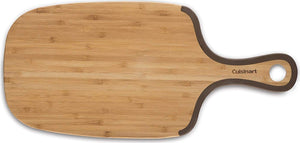 Cuisinart - 8" x 17" Non-Slip Bamboo Cutting Board With Helper Handle - CBB-817HBC