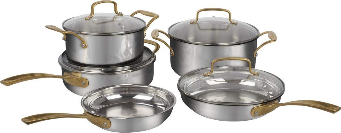 Cuisinart - 9 PC Metal Expressions Stainless Steel Cookware Set - 71-9BGDC