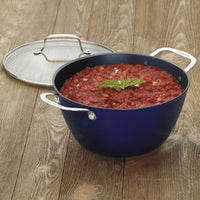 Cuisinart - Blue Dutch Oven With Cover - CIL4525-26BBC - DISCONTINUED