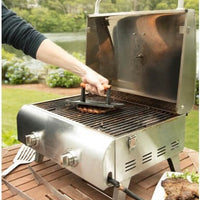 Cuisinart - Chef’S Style 2 Burner Stainless Steel Professional Tabletop Gas Grill - CGG-306-C