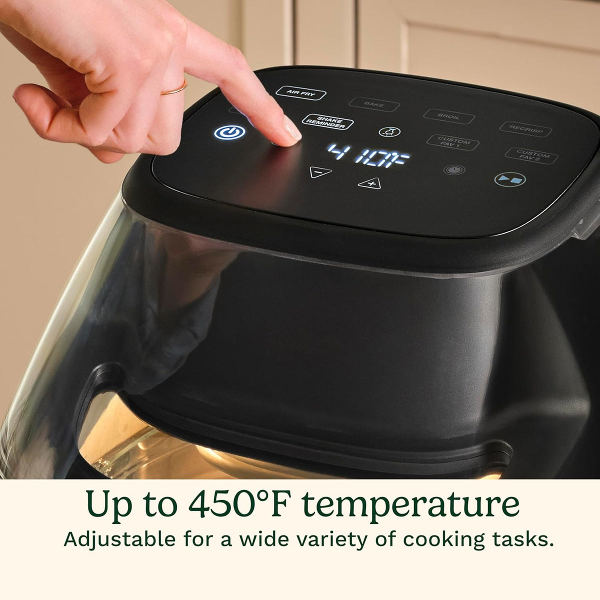 Cuisinart - ClearView 4 Qt Glass Basket Air Fryer - AFC-4C