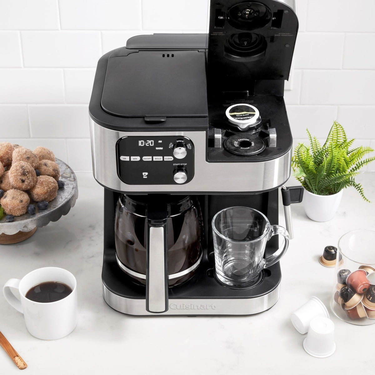 Cuisinart - Coffee Centre Barista Bar 4-in-1 Coffeemaker - SS-4N1C - DISCONTINUED