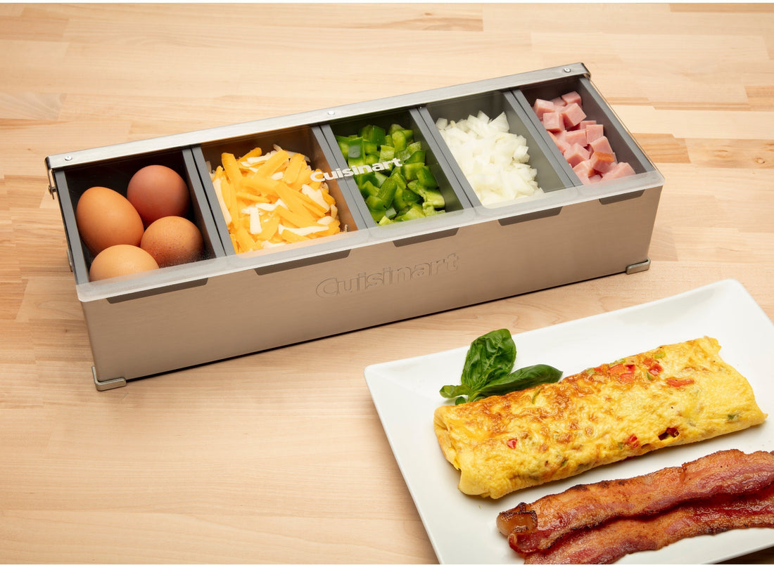 Cuisinart - Condiment And Topping Station with Lid - CPS-617C