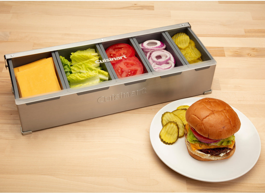 Cuisinart - Condiment And Topping Station with Lid - CPS-617C