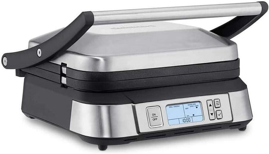 Cuisinart - Contact Griddler With Smoke-Less Mode - GR-6SC