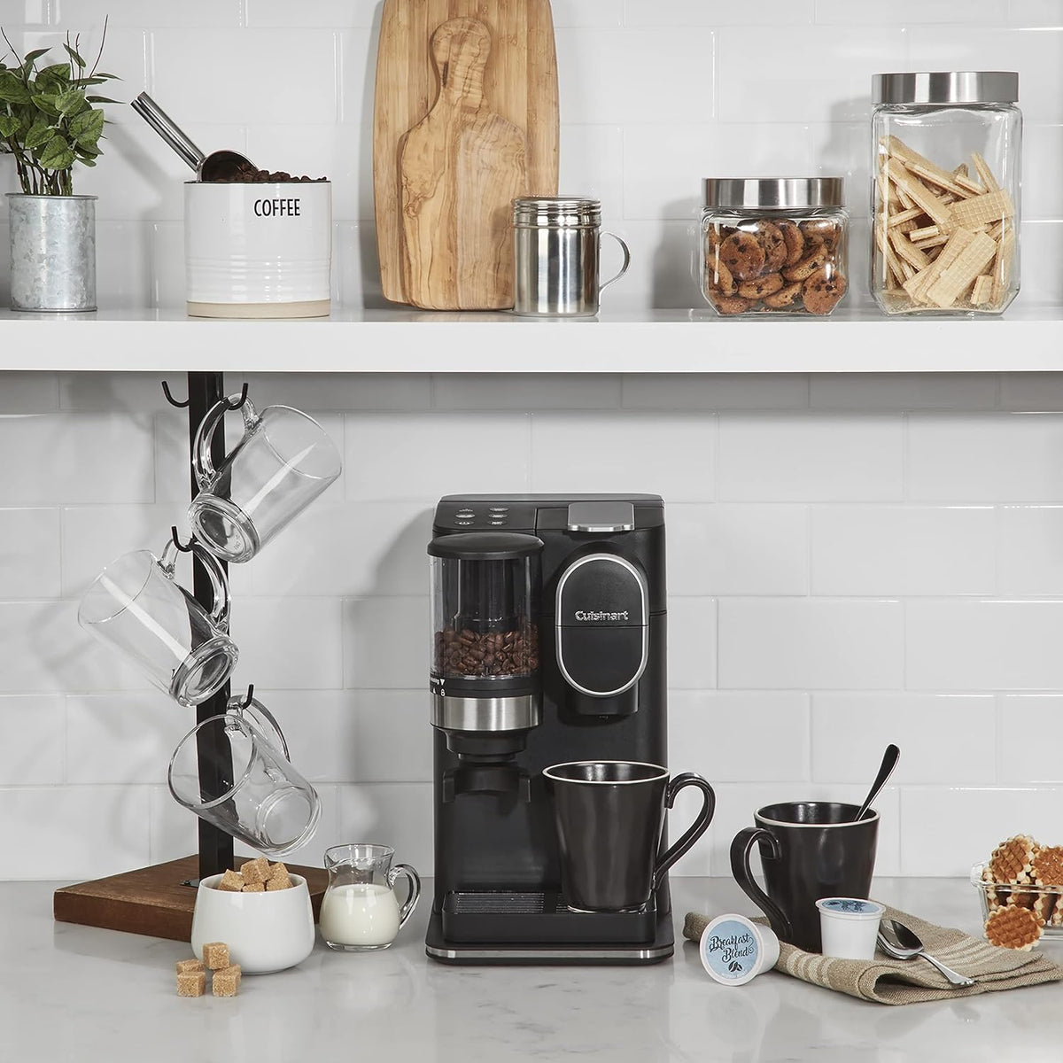 Cuisinart - Grind & Brew Single-Serve Coffeemaker - DGB-2C