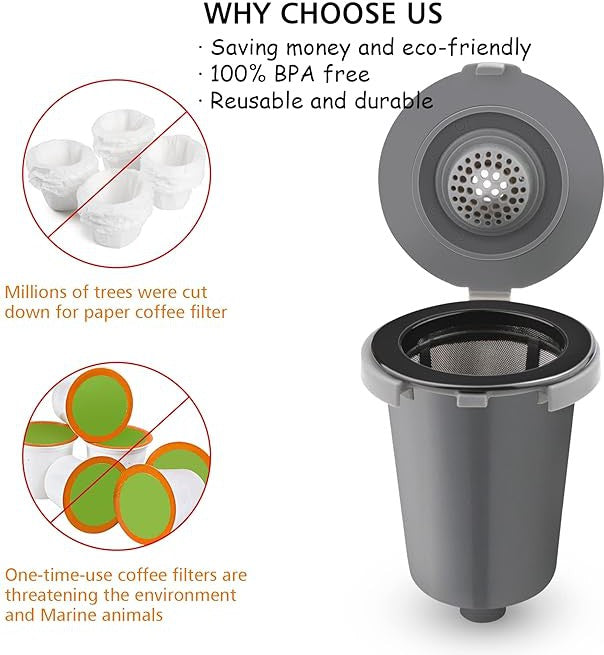 Cuisinart - HomeBarista Reusable Filter Cup - SS-RFCC