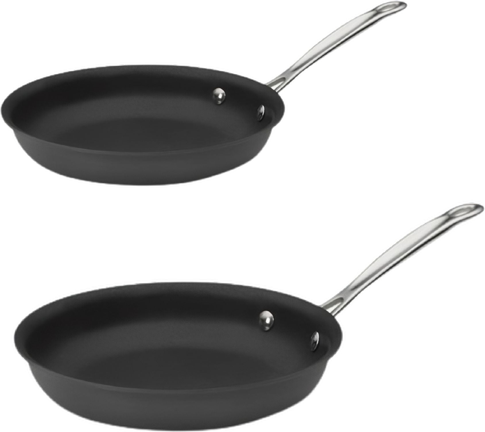Cuisinart - Pack of 2, 10” & 12” Chef’s Classic Nonstick Hard Anodized Skillets