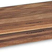 Cuisinart - Pack of 2 (17"X15") (15"X10") Acacia Cutting Boards - CBAW-2PC