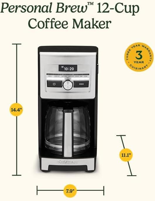 Cuisinart - Personalized Brew 12-Cup Coffee Maker - DCC-12NC