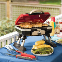 Cuisinart - Petite Gourmet Portable Gas Grill With Versastand - CGG-180-C
