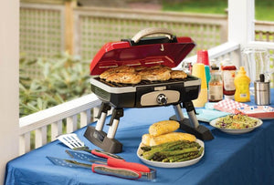 Cuisinart - Petite Gourmet Portable Gas Grill With Versastand - CGG-180-C