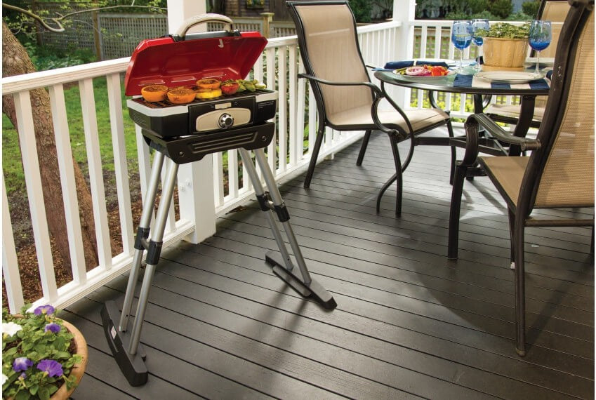 Cuisinart - Petite Gourmet Portable Gas Grill With Versastand - CGG-180-C