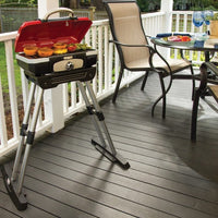Cuisinart - Petite Gourmet Portable Gas Grill With Versastand - CGG-180-C