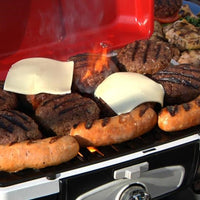 Cuisinart - Red Petite Gourmet Portable Tabletop Gas Grill - CCG-180T-C